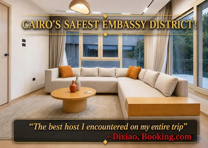 Bright & Spacious 2-Bedroom Minimalist Style, Family Apartment In The Heart Of Zamalek